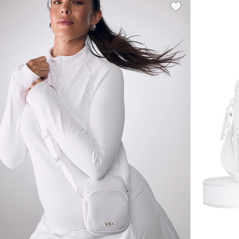 VSX White Phone Sling Crossbody Bag